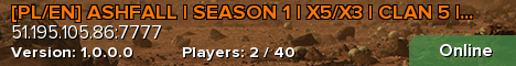 [PL/EN] ASHFALL | SEASON 1 | X5/X3 | CLAN 5 | WIPE 09.05