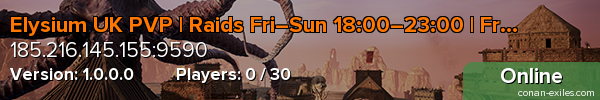 Elysium UK PVP | Raids Fri–Sun 18:00–23:00 | Fresh