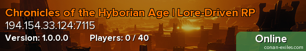 Chronicles of the Hyborian Age | Lore-Driven RP
