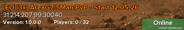 [EU][3x] AreaG7/5Man/PvP - Start 12.05.26