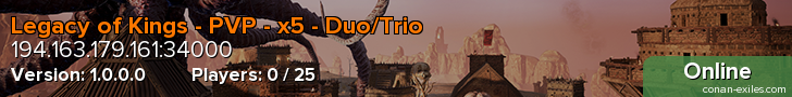 Legacy of Kings - PVP - x5 - Duo/Trio