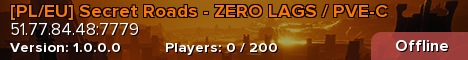 [PL/EU] Secret Roads - ZERO LAGS / PVE-C