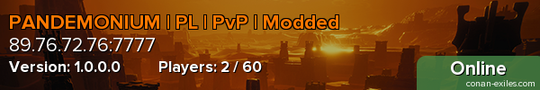 PANDEMONIUM | PL | PvP | Modded