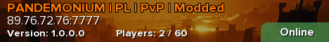 PANDEMONIUM | PL | PvP | Modded